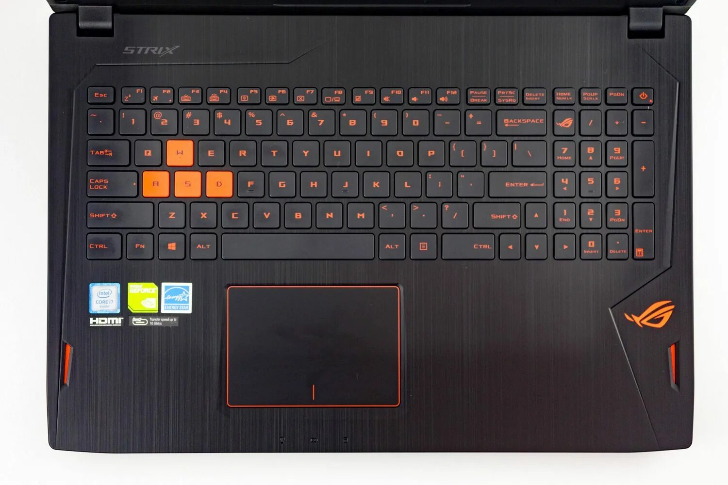 Asus tuf gaming тачпад. ASUS ROG gl502vs. ASUS ROG Strix Keyboard. Клавиатура ноутбука ASUS ROG. ASUS ROG Strix Laptop Keyboard.