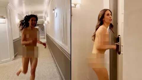 The Somebody I Used to Know actress was completely nude when she arrived at...