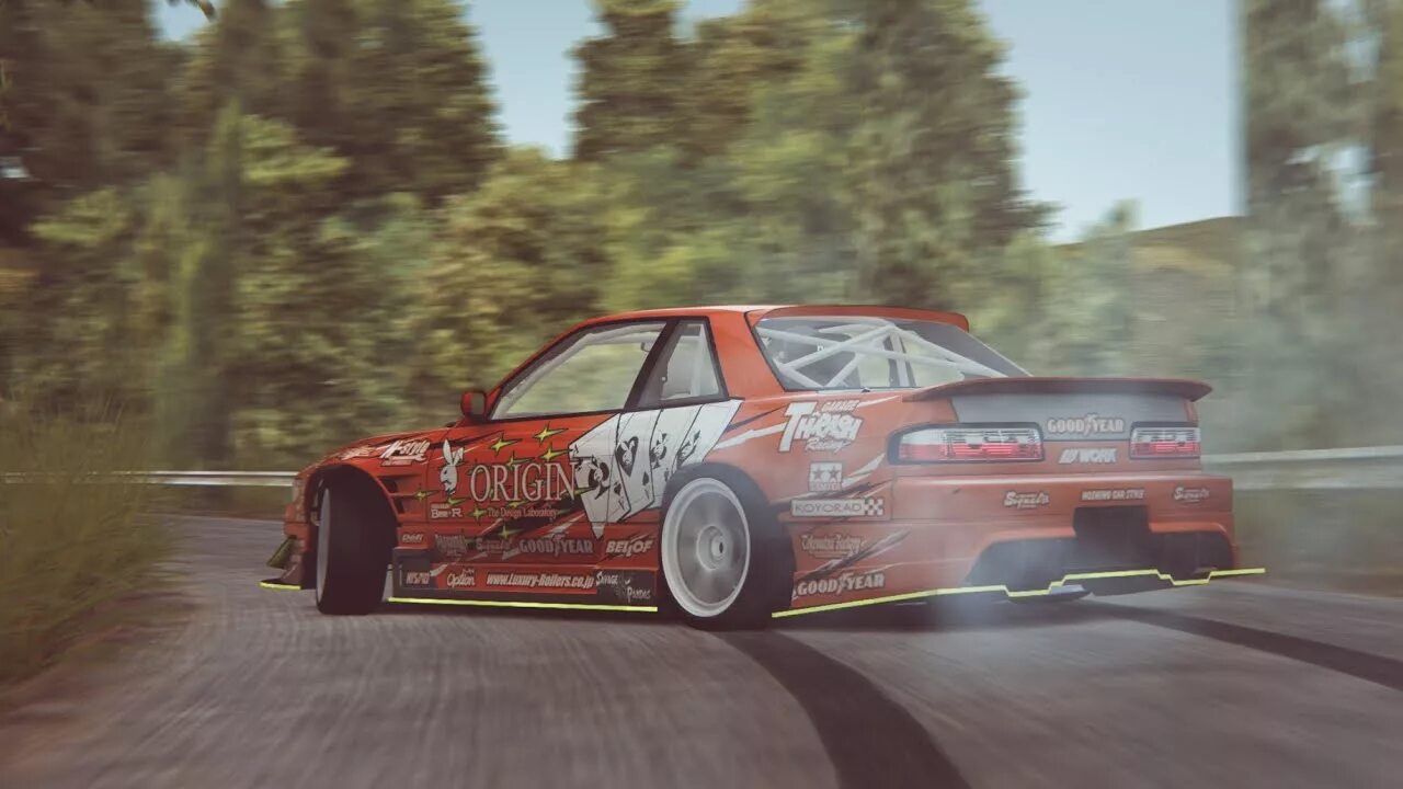 Assetto corsa 1.16 3. Nissan Silvia s13 Touge. Ассетто Корса дрифт. Assetto Corsa дрифт Nissan. S13 Drift Touge.