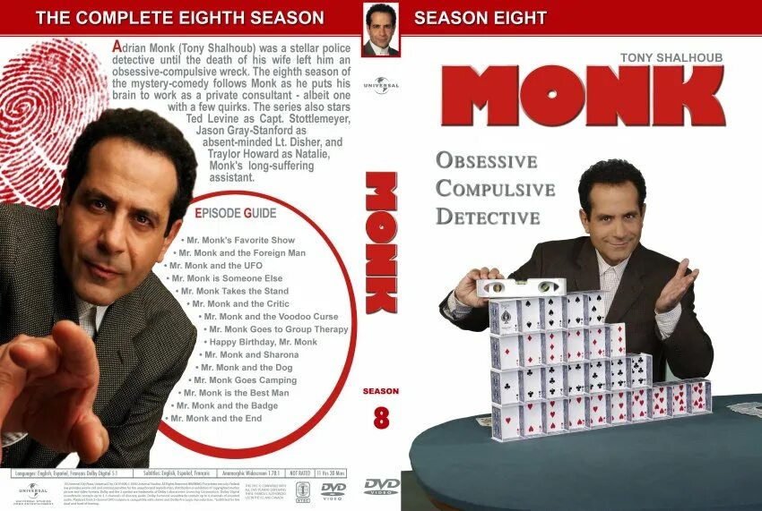 Монк 8. Детектив монк. монк 2010. детектив монк и шарона.