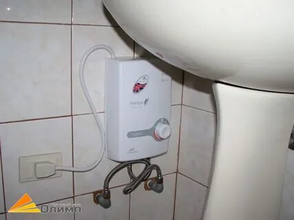 Установка проточного водонагревателя