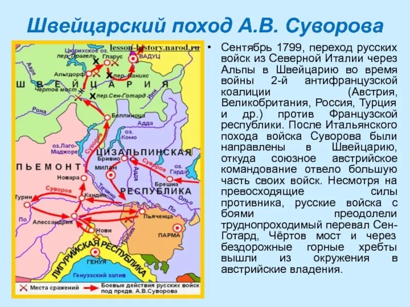 Итальянский и швейцарский походы кратко. Итальянский и швейцарский походы кратко. Итальянский и швейцарский походы кратко. Итальянский и швейцарский походы кратко. Причины швейцарского похода.