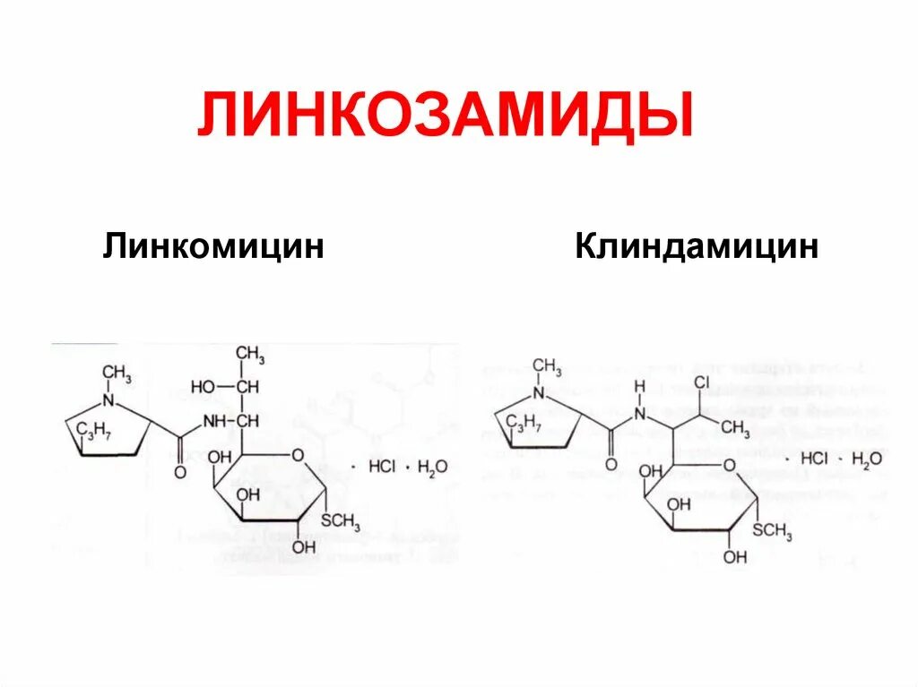 Клиндамицин группа антибиотиков. Линкомицина гидрохлорид формула. Химическое строение линкозамидов. Линкомицин гидрохлорид формула. Клиндамицин химическая формула.