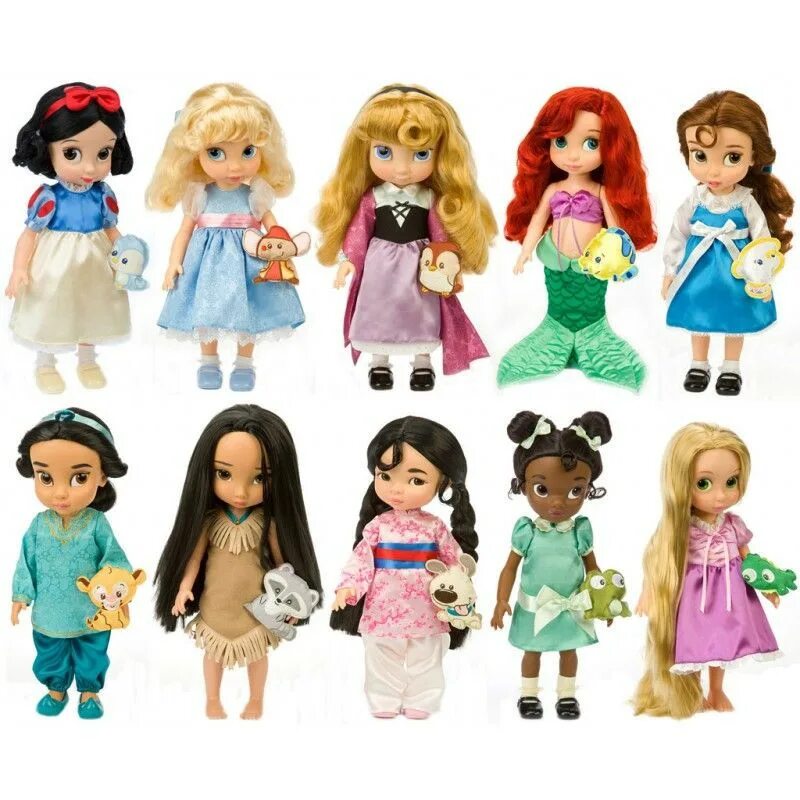 Много игрушек кукол. Принцессы Дисней Аниматорс. Дисней Аниматорс куклы. Animators collection Disney 40 см.