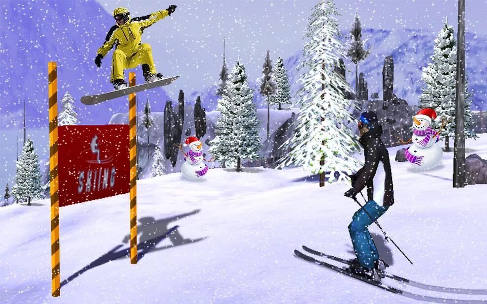 Симулятор лыжника. Ski игра на андроид. Игры на лыжах. Игра про лыжи на андроид.