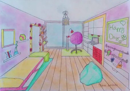 Как нарисовать свою комнату 3 класс