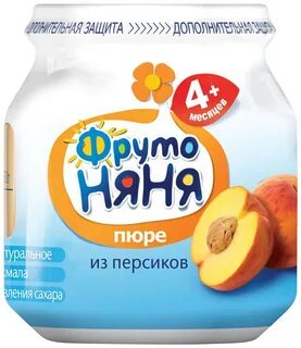 Пюре фрутоняня персик
