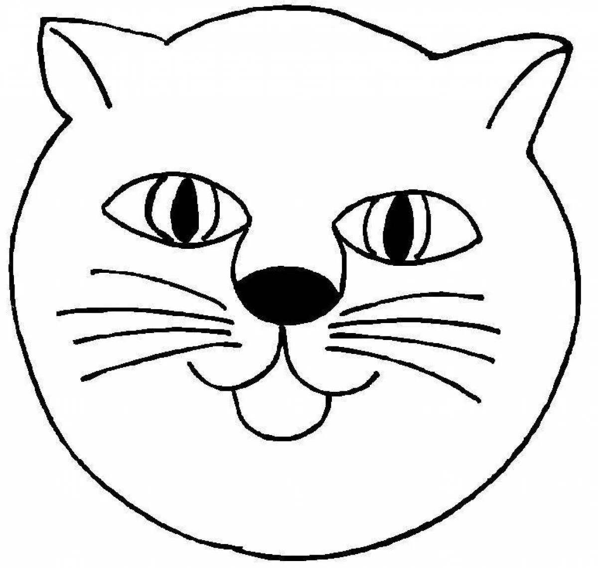 Голова кошки распечатать