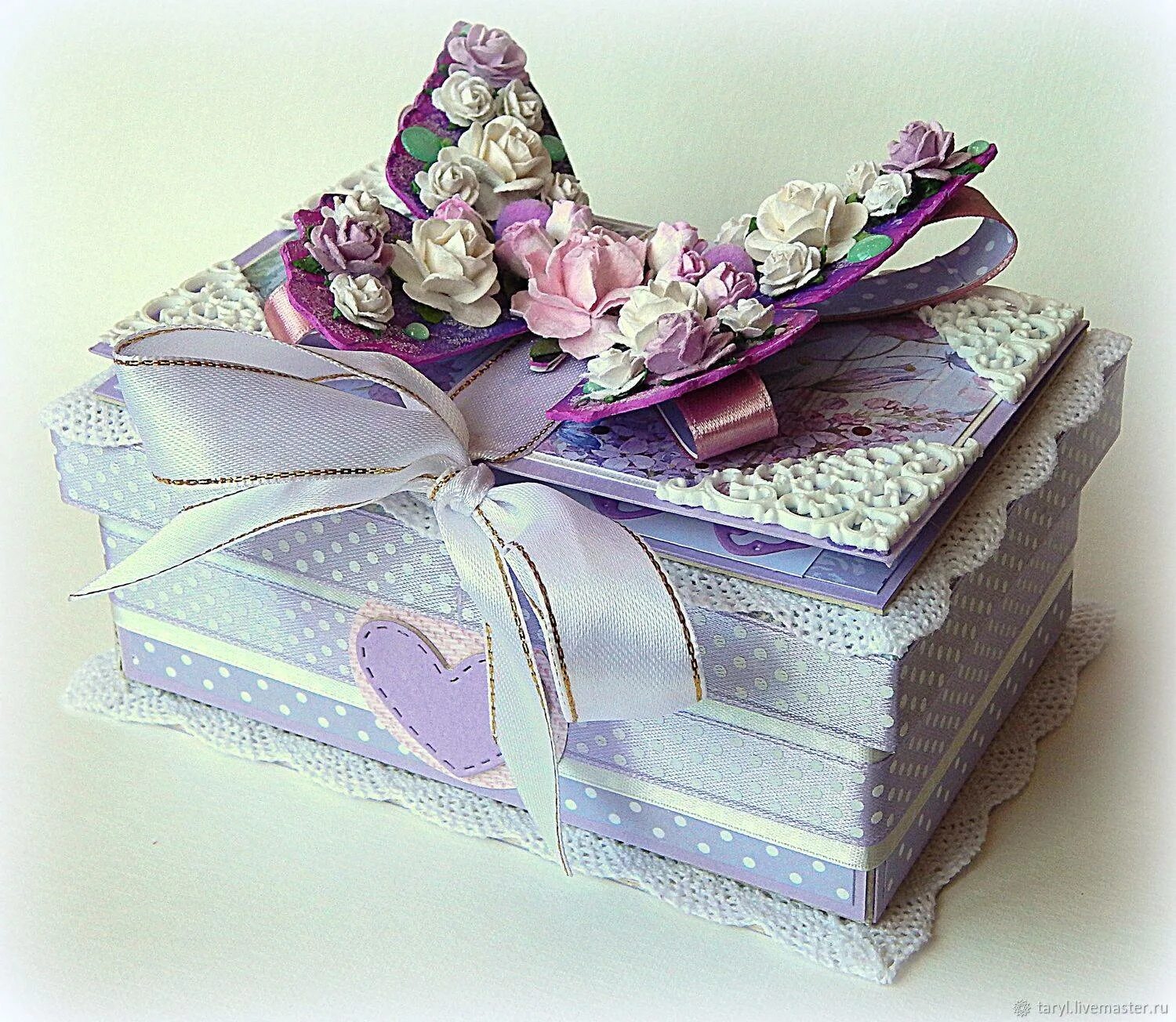 Шкатулка с сюрпризом. Коробочка для подарка. Красивые коробочки для подарков. Украшение коробки для подарка. Скрапбукинг коробочки для подарков.