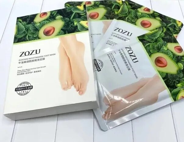 Nicotinamide moisturizing mask. Маска для ног zozu Avocado Nicotinamide foot Mask. Маска для рук zozu. Zozu маска-носочки для ног с авокадо и никотинамидом набор 3шт. Zozu маска для ног авокадо набор.