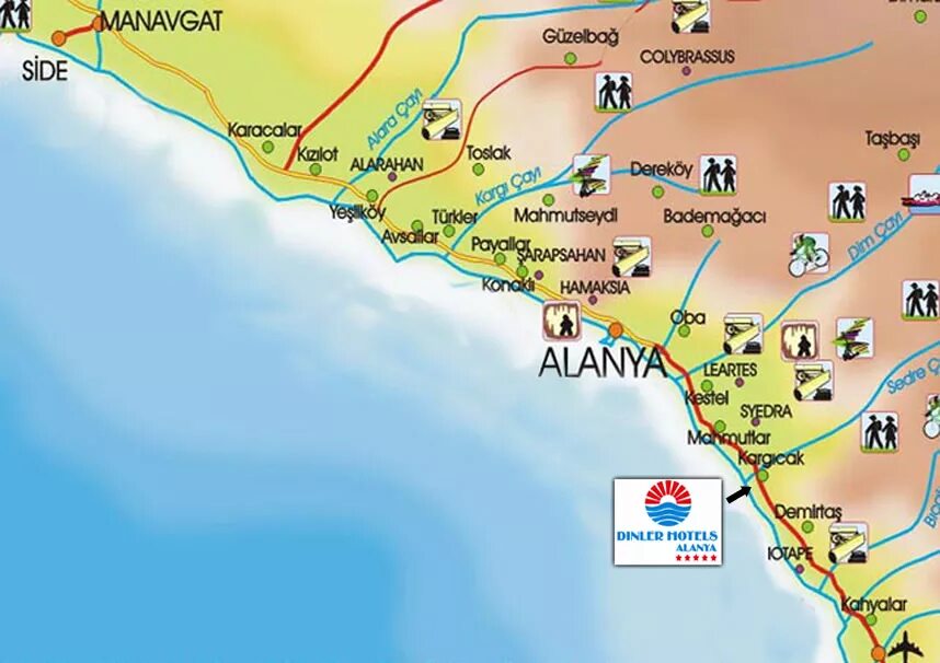 Карта алании турция на русском. Турция Аланья Конаклы на карте. Алания Турция на карте. Город Алания в Турции на карте. Турция Аланья (Alanya) / Конаклы (Konakli).