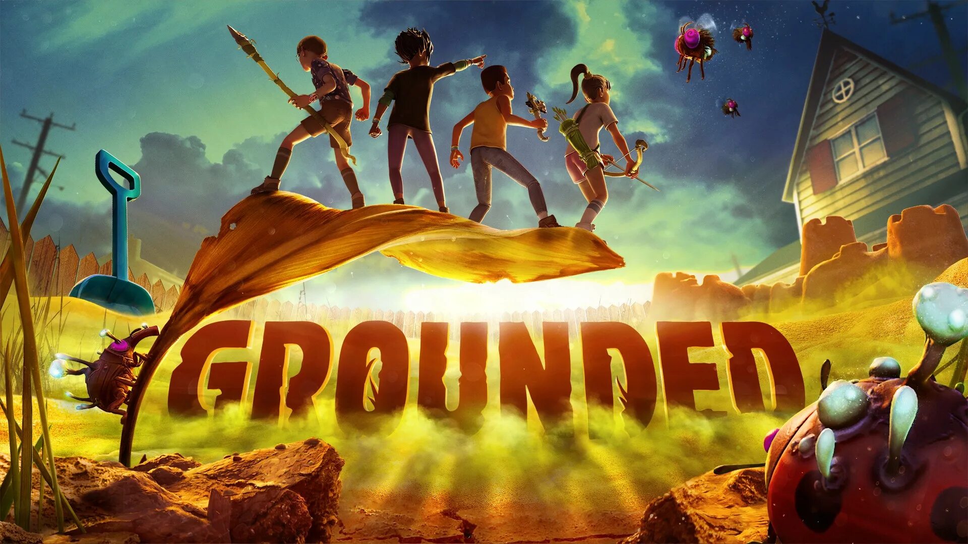 Grounded игра. Grounded игра 2020. Grounded Obsidian Entertainment. Grounded игра обои.