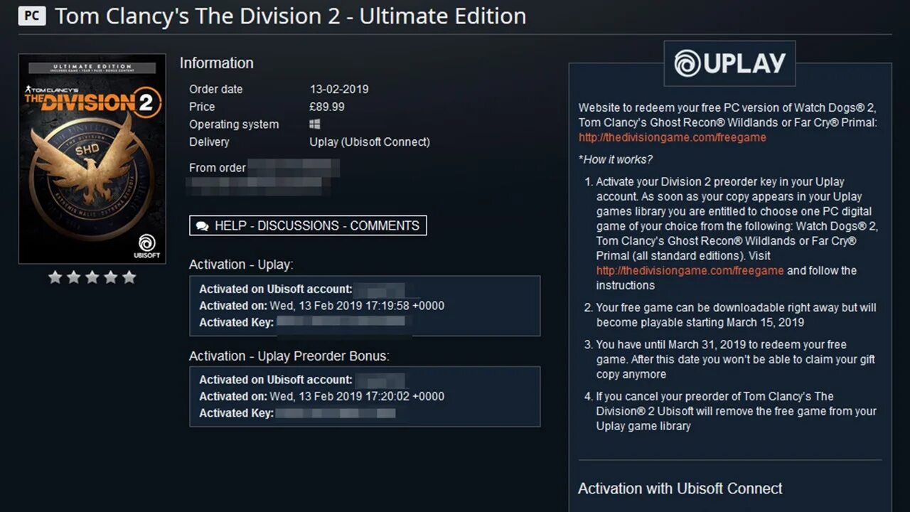 Ubisoft connect активация. Division 2 Ubisoft connect. Ключи для Ubisoft. Юбисофт дивижн 2. Ключ активации Ubisoft connect.