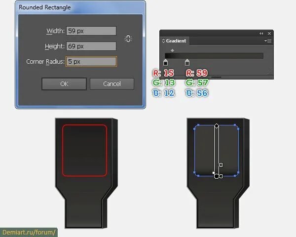 Round tool. Rounded Tool.