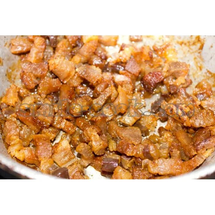 Сало со шкварками