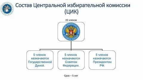Центральная избирательная комиссия срок
