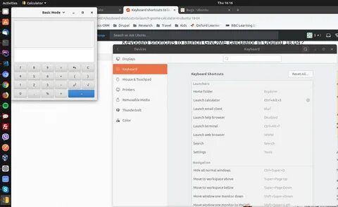 Gnome shortcuts
