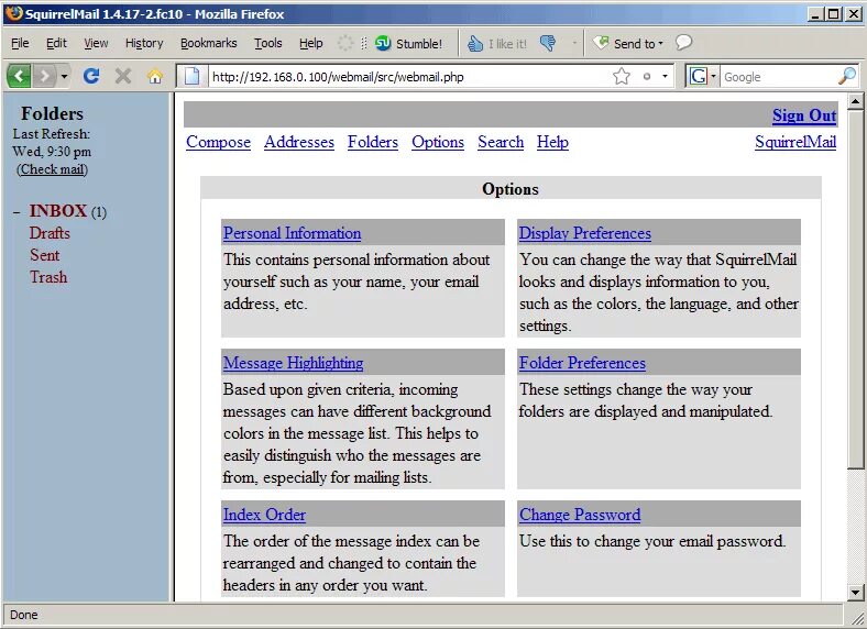 SQUIRRELMAIL. Courier mail Server 3.10. Картинки Postfix Dovecot Roundcube jpg.