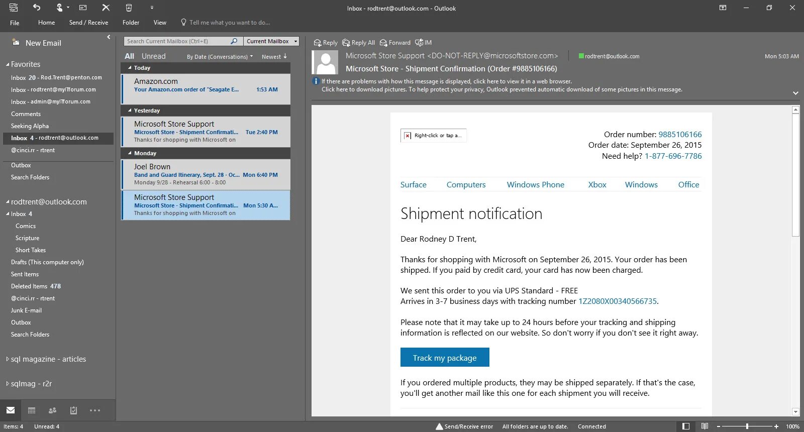 Your order has shipped. Аутлук темная тема. Темная тема Outlook 2013. Office 2016 темная тема. Outlook 2016 темная тема.