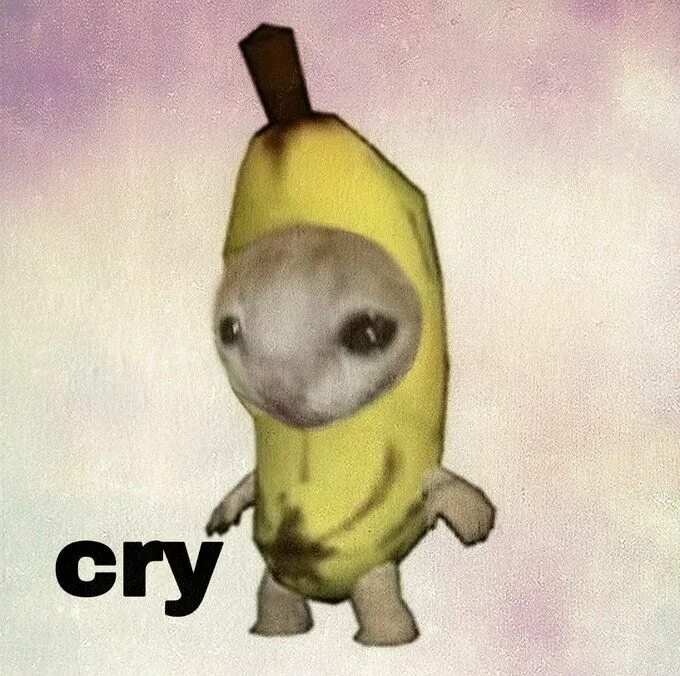 Banana cat cry