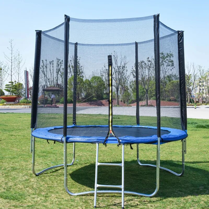 Батут Trampoline 8ft. Батут 8 ft и 10 ft. Батут Trampoline 8ft 244 серебристый. Батут диаметр 244 см с сеткой 8ft. Купить батут с защитной