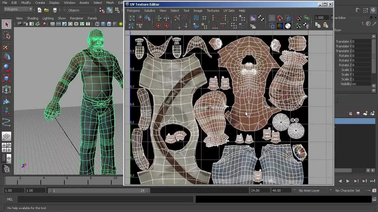 Uv editor. Maya uv editor. uv развертка в maya. изображения созданные с помощью компьютерной графики. создание графики и визуальных эффектов.