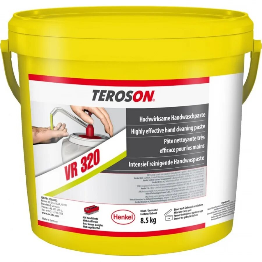 Паста для рук Teroquick (Teroson VR 320). Паста для рук Teroson vr320 ведро. Teroson 2185111. Teroson VR 320 8,5 К.