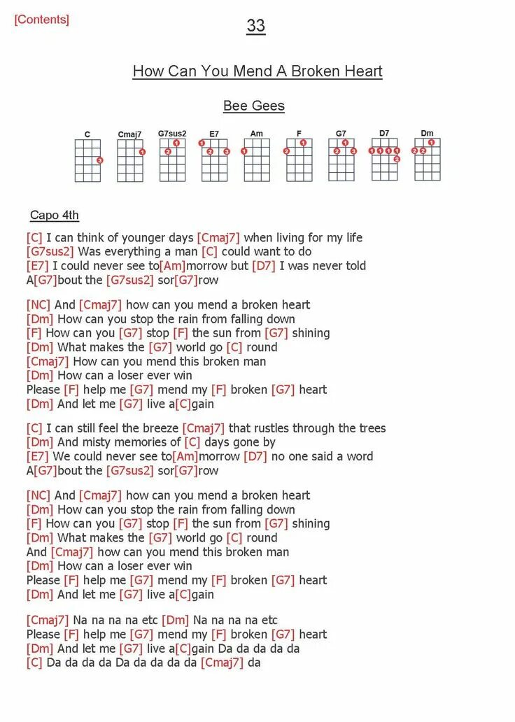 How can you mend a broken. How can you mend a broken