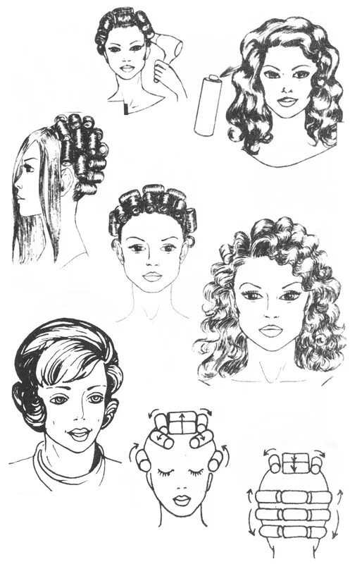 Pin on Rare Vintage Pics of Rollers, Rods in Nets, Scarfed Rollers, Perms an Set
