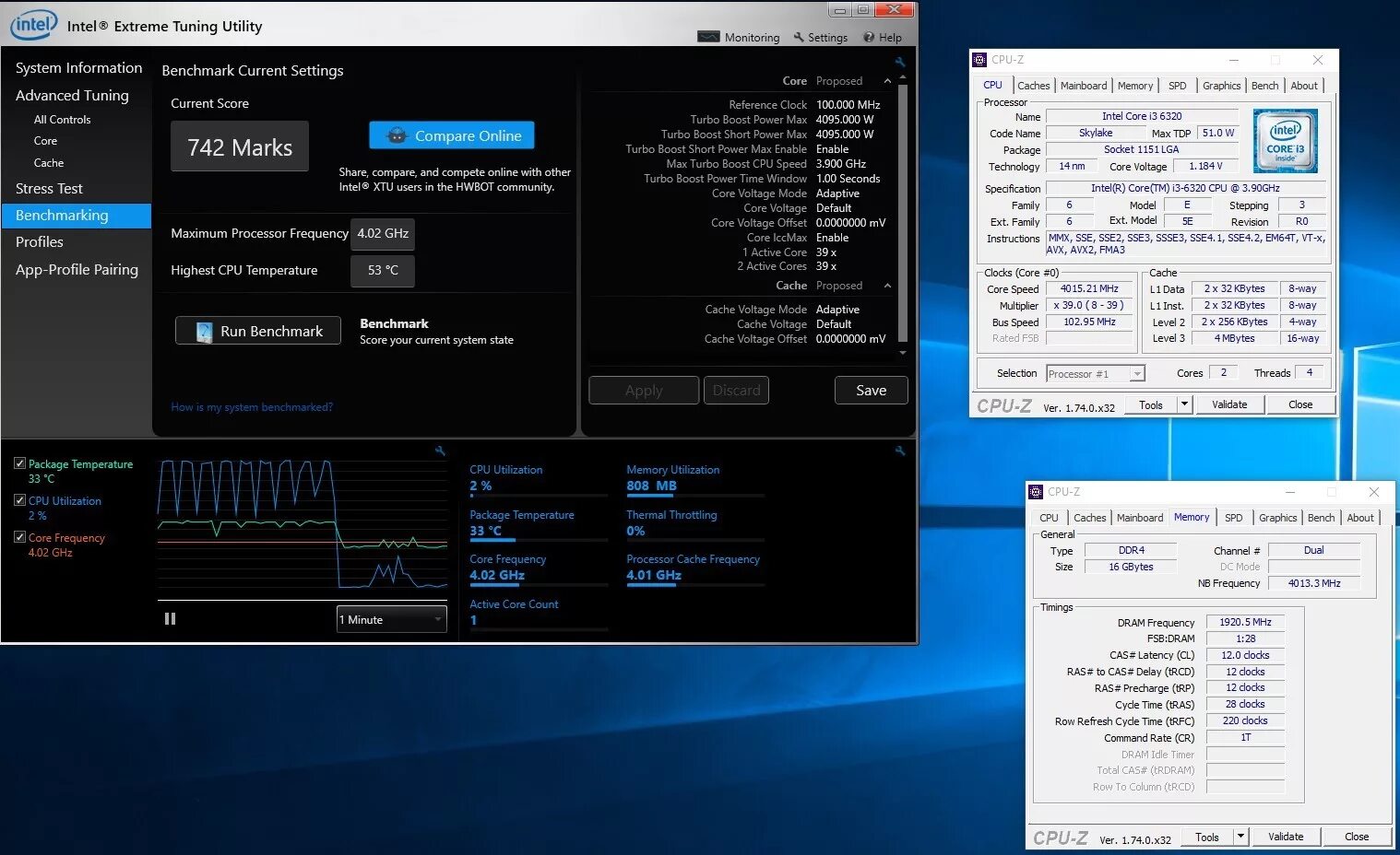 Extreme tuning utility на русском. Intel extreme Tuning Utility. Core Temp Core i7. Temperature CPU 170.