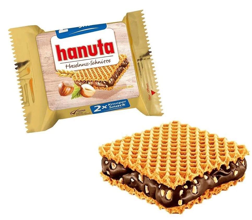 Hanuta вафли 44 гр. Вафли Hanuta 10`s 220г. Вафли Hanuta Riegel (5x34,5) 172,5г. Вафли Ferrero Hanuta. Вафельная шоколадка