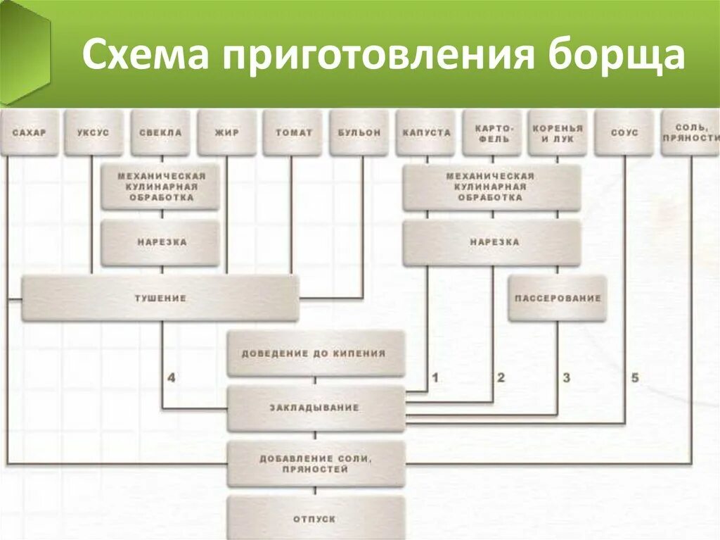 Технологическая схема борща с капустой и картофелем Картинки ТЕХНОЛОГИЧЕСКАЯ СХЕМА КАПУСТЫ