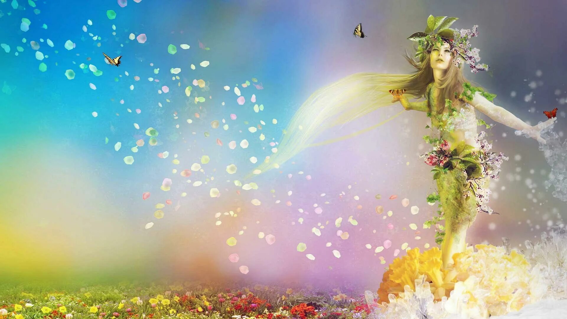 Персефона богиня весны. Весна солнце. Весна фэнтези. Весенняя фея. Девочка весна.