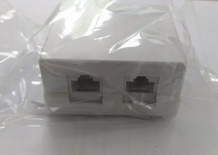 Rj 45 розетка двойная экранированная