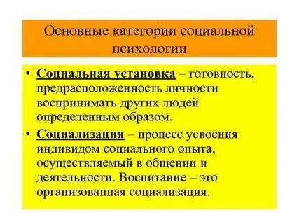 Категории социальной науки
