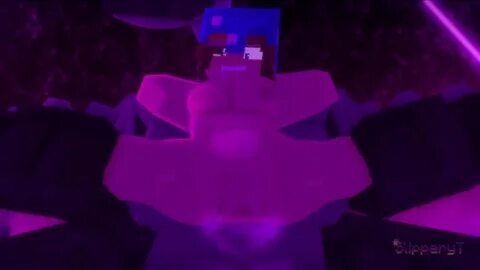 explicit, artist:slipperyt, jenny belle (minecraft), minecraft, 1girl, 1mal...