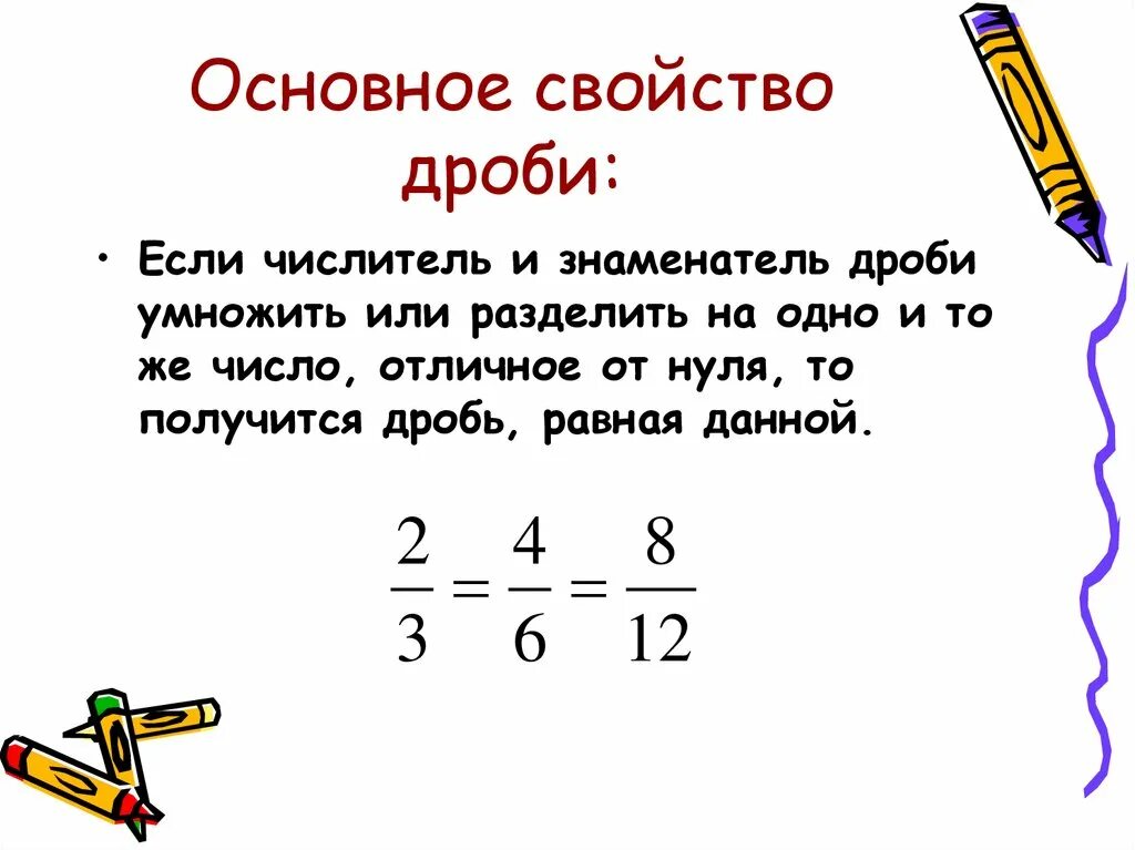 Основное свойство дроби 5 кл. Основные свойства обыкновенных дробей 5 класс. Дроби 5 класс основное свойство дроби. Основное свойство дроби 5 класс правило.