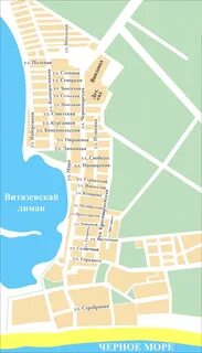 Карта анапы витязево с улицами
