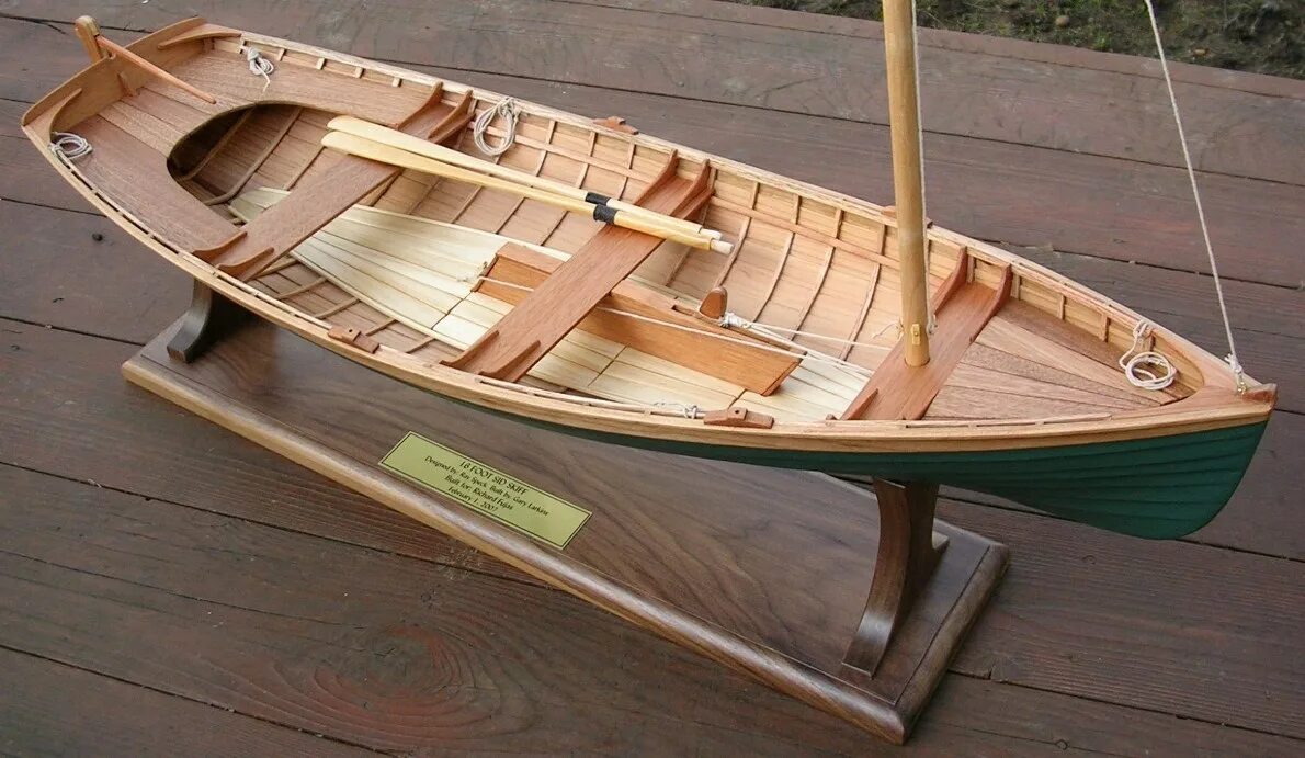 Лодка Фофан. Вуден Боат. Лодка деревянная. Шлюпка деревянная.