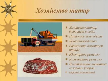 Хозяйство татаров