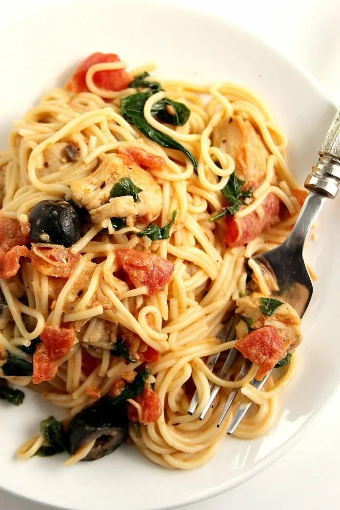 Итальянская паста с курицей