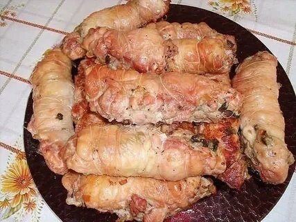 Рулет из окорочка курицы