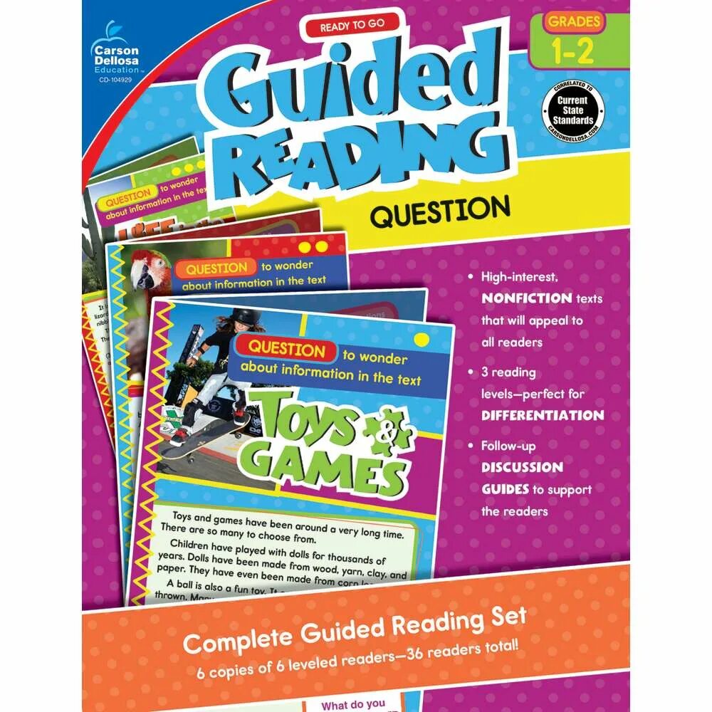 Complete Guide for reading. Question/Wonder. Reading Readiness Grade 2. Guide to reading. The end of reading the question