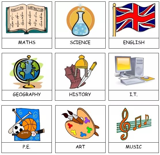 Школьные предметы на английском языке. Название школьных предметов на английском. Школьные предметы на англ языке с транскрипцией. Школьные предметы на англ математика англ. История английского языка и математика