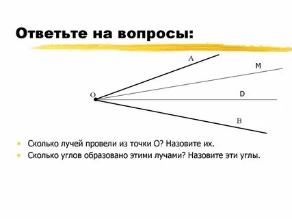 Сколько лучей можно провести из одной точки