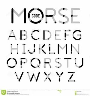 Morse font