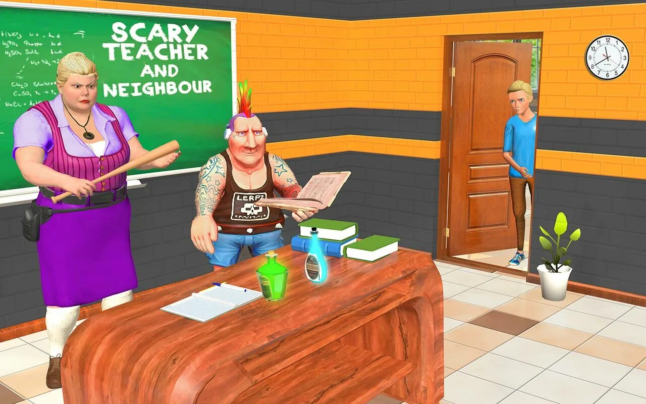 Teacher sim без рекламы. Scary teacher 3d. Scary Evil teacher 3d. Scary Evil teacher 3d 2020.