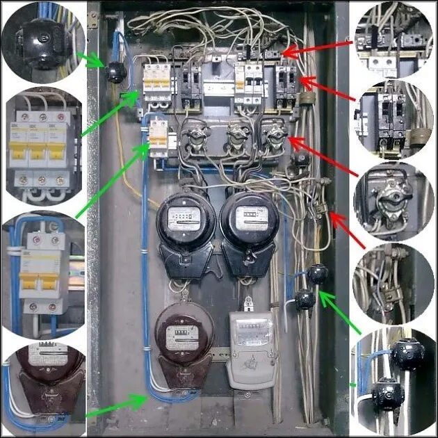 Где находится электро. Схема подключения электричества в щитке в подъезде. Расключение этажного щита. Схема подключения щита в подъезде. Схема проводки в щитке подъезда.