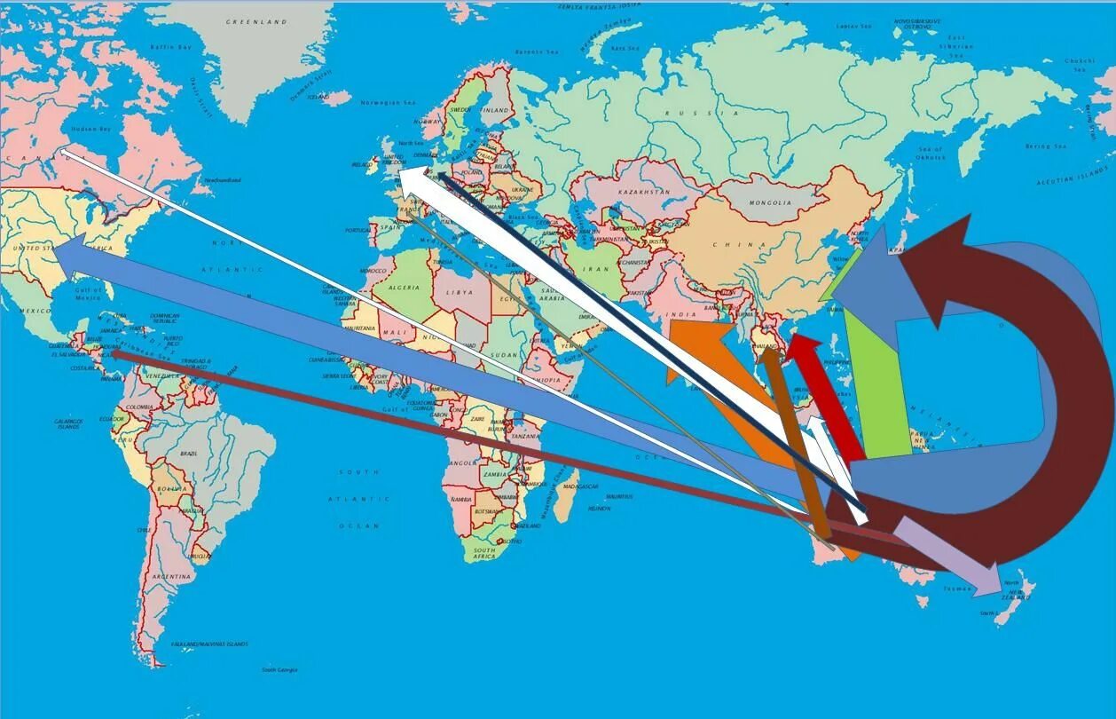 Export map