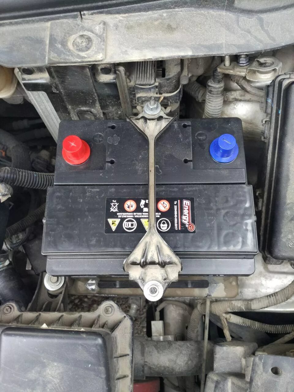 Замена аккумулятора - Chevrolet Spark (M300), 1,2 л, 2012 года электроника DRIVE